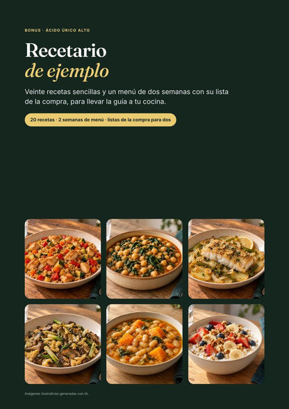 Portada del recetario de ejemplo